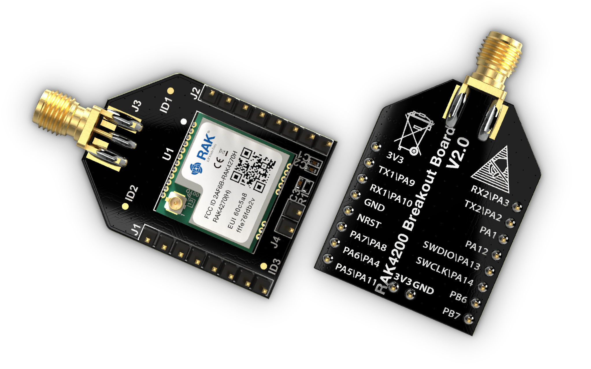 RAK4270 Breakout Board Convenient Access