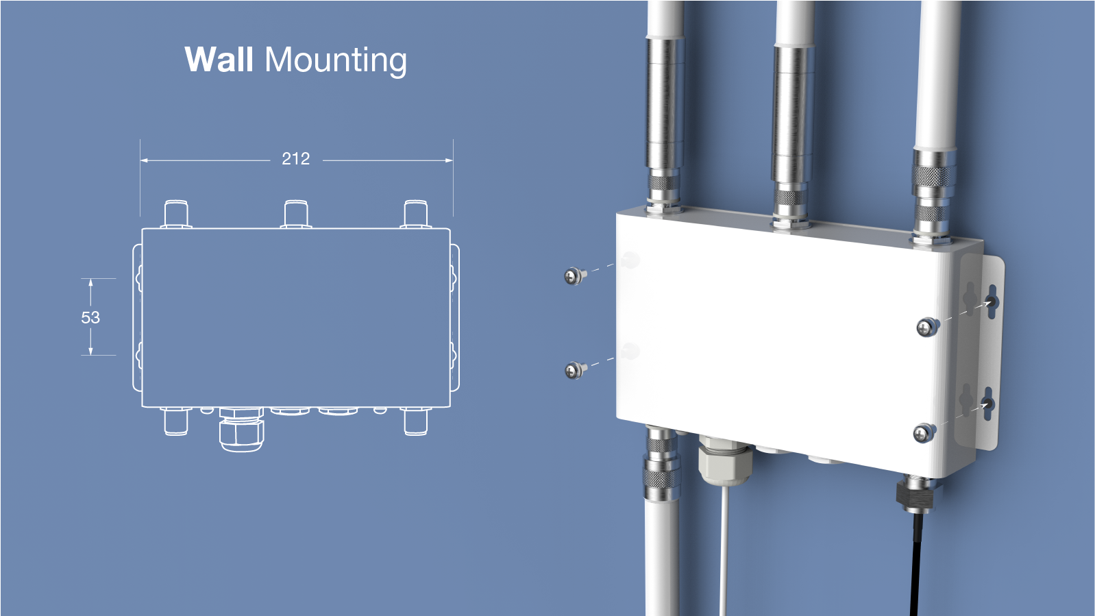 RAK7240 Wall Mounting